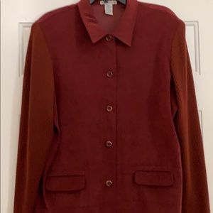 BEAUTIFUL RUST SWEATER/JACKET